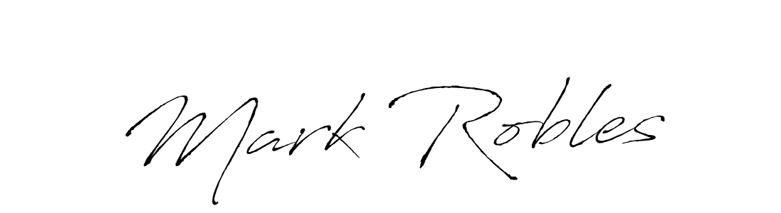 Design your own signature with our free online signature maker. With this signature software, you can create a handwritten (Antro_Vectra) signature for name Mark Robles. Mark Robles signature style 6 images and pictures png