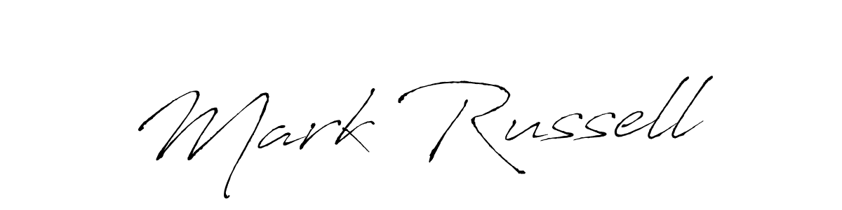 Make a beautiful signature design for name Mark Russell. With this signature (Antro_Vectra) style, you can create a handwritten signature for free. Mark Russell signature style 6 images and pictures png