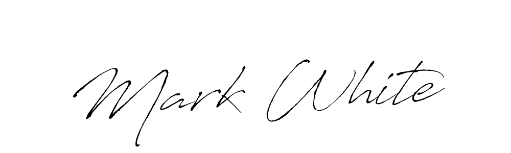 Design your own signature with our free online signature maker. With this signature software, you can create a handwritten (Antro_Vectra) signature for name Mark White. Mark White signature style 6 images and pictures png