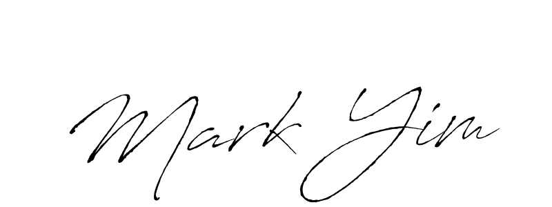 You should practise on your own different ways (Antro_Vectra) to write your name (Mark Yim) in signature. don't let someone else do it for you. Mark Yim signature style 6 images and pictures png