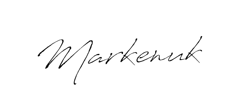 Create a beautiful signature design for name Markenuk. With this signature (Antro_Vectra) fonts, you can make a handwritten signature for free. Markenuk signature style 6 images and pictures png