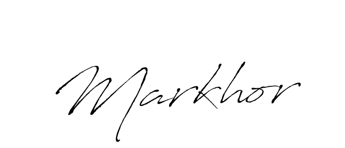 How to make Markhor signature? Antro_Vectra is a professional autograph style. Create handwritten signature for Markhor name. Markhor signature style 6 images and pictures png