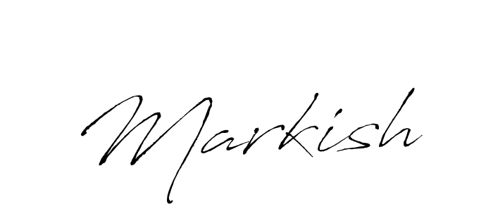 The best way (Antro_Vectra) to make a short signature is to pick only two or three words in your name. The name Markish include a total of six letters. For converting this name. Markish signature style 6 images and pictures png