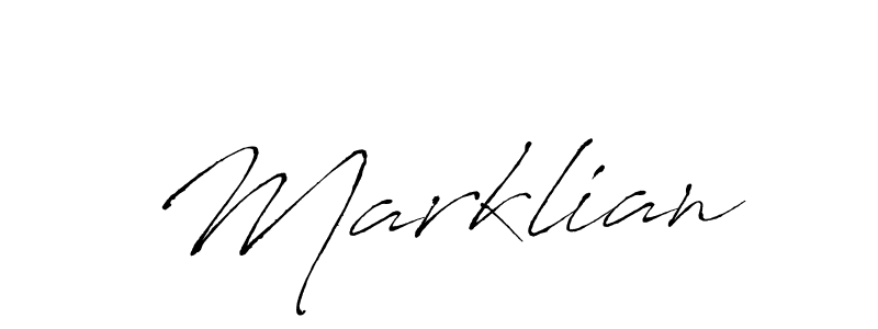 Marklian stylish signature style. Best Handwritten Sign (Antro_Vectra) for my name. Handwritten Signature Collection Ideas for my name Marklian. Marklian signature style 6 images and pictures png