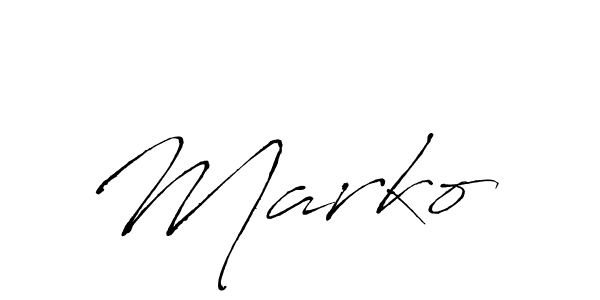 You should practise on your own different ways (Antro_Vectra) to write your name (Marko ) in signature. don't let someone else do it for you. Marko  signature style 6 images and pictures png