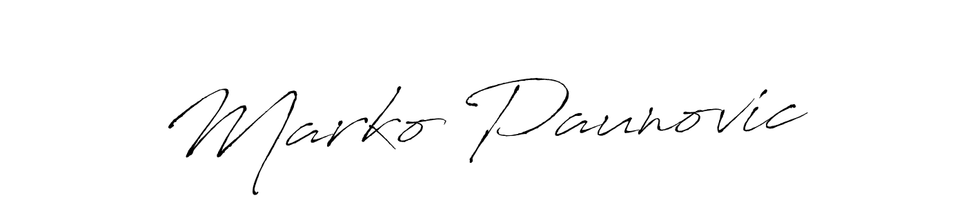 You should practise on your own different ways (Antro_Vectra) to write your name (Marko Paunovic) in signature. don't let someone else do it for you. Marko Paunovic signature style 6 images and pictures png