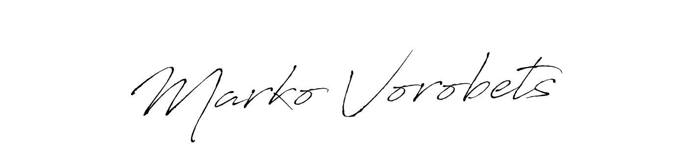 Use a signature maker to create a handwritten signature online. With this signature software, you can design (Antro_Vectra) your own signature for name Marko Vorobets. Marko Vorobets signature style 6 images and pictures png