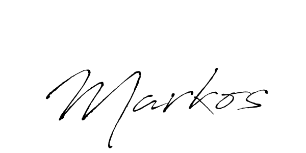 How to make Markos signature? Antro_Vectra is a professional autograph style. Create handwritten signature for Markos name. Markos signature style 6 images and pictures png
