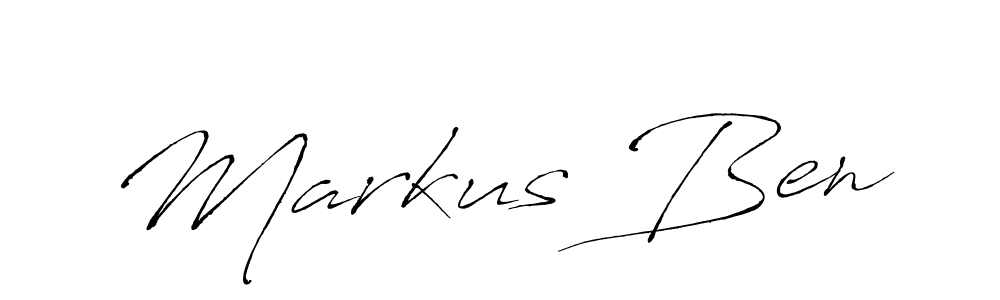 Also we have Markus Ben name is the best signature style. Create professional handwritten signature collection using Antro_Vectra autograph style. Markus Ben signature style 6 images and pictures png