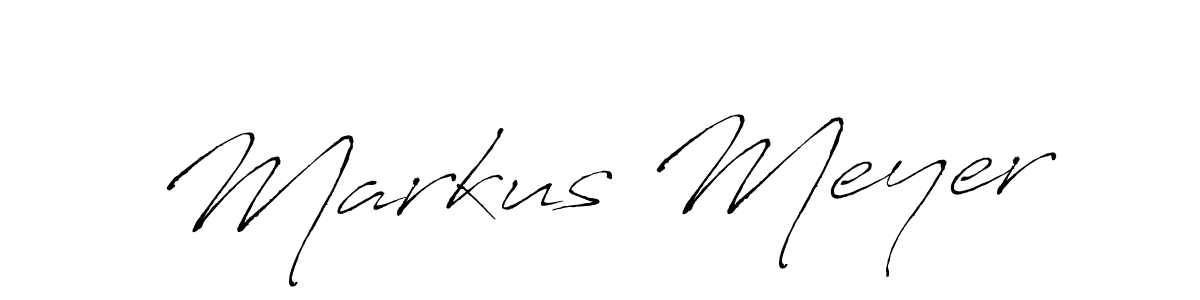 Design your own signature with our free online signature maker. With this signature software, you can create a handwritten (Antro_Vectra) signature for name Markus Meyer. Markus Meyer signature style 6 images and pictures png