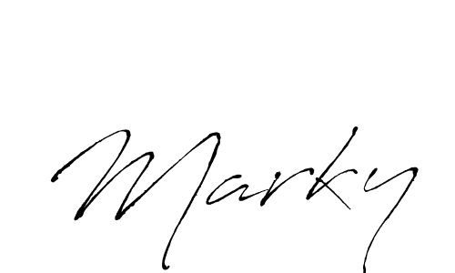 How to make Marky signature? Antro_Vectra is a professional autograph style. Create handwritten signature for Marky name. Marky signature style 6 images and pictures png