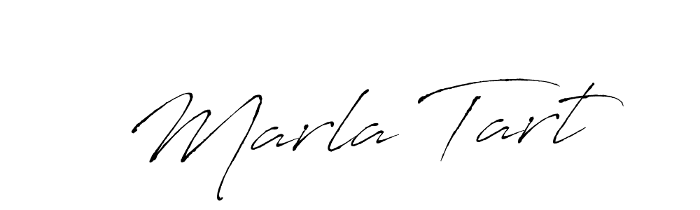 Design your own signature with our free online signature maker. With this signature software, you can create a handwritten (Antro_Vectra) signature for name Marla Tart. Marla Tart signature style 6 images and pictures png