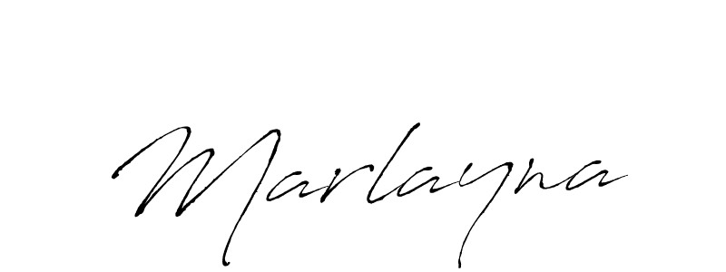 How to make Marlayna signature? Antro_Vectra is a professional autograph style. Create handwritten signature for Marlayna name. Marlayna signature style 6 images and pictures png