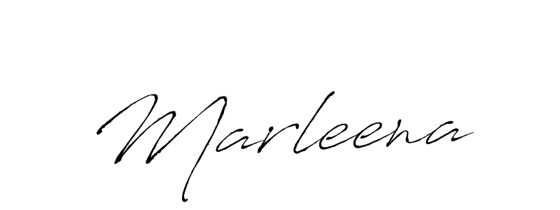 Make a beautiful signature design for name Marleena. With this signature (Antro_Vectra) style, you can create a handwritten signature for free. Marleena signature style 6 images and pictures png