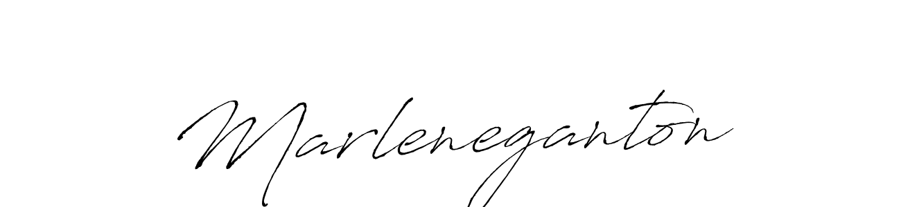 How to make Marleneganton name signature. Use Antro_Vectra style for creating short signs online. This is the latest handwritten sign. Marleneganton signature style 6 images and pictures png