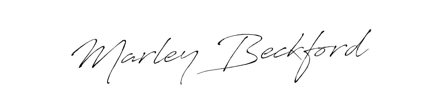 Design your own signature with our free online signature maker. With this signature software, you can create a handwritten (Antro_Vectra) signature for name Marley Beckford. Marley Beckford signature style 6 images and pictures png