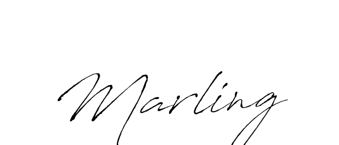 You should practise on your own different ways (Antro_Vectra) to write your name (Marling) in signature. don't let someone else do it for you. Marling signature style 6 images and pictures png