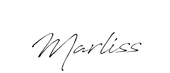 The best way (Antro_Vectra) to make a short signature is to pick only two or three words in your name. The name Marliss include a total of six letters. For converting this name. Marliss signature style 6 images and pictures png