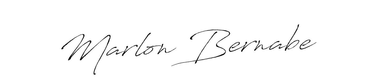 The best way (Antro_Vectra) to make a short signature is to pick only two or three words in your name. The name Marlon Bernabe include a total of six letters. For converting this name. Marlon Bernabe signature style 6 images and pictures png