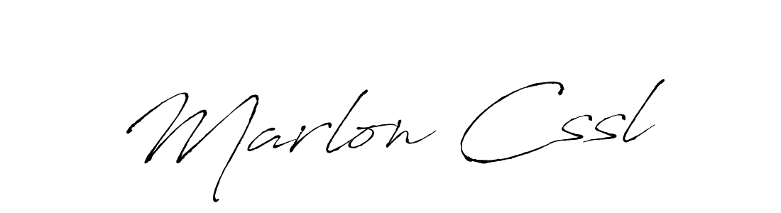 You should practise on your own different ways (Antro_Vectra) to write your name (Marlon Cssl) in signature. don't let someone else do it for you. Marlon Cssl signature style 6 images and pictures png