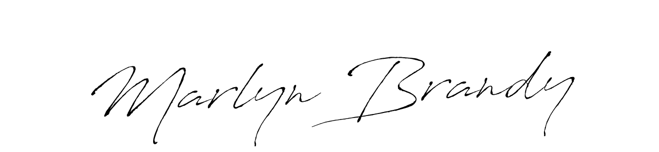 How to make Marlyn Brandy signature? Antro_Vectra is a professional autograph style. Create handwritten signature for Marlyn Brandy name. Marlyn Brandy signature style 6 images and pictures png
