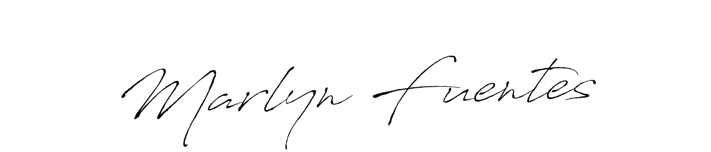 Use a signature maker to create a handwritten signature online. With this signature software, you can design (Antro_Vectra) your own signature for name Marlyn Fuentes. Marlyn Fuentes signature style 6 images and pictures png