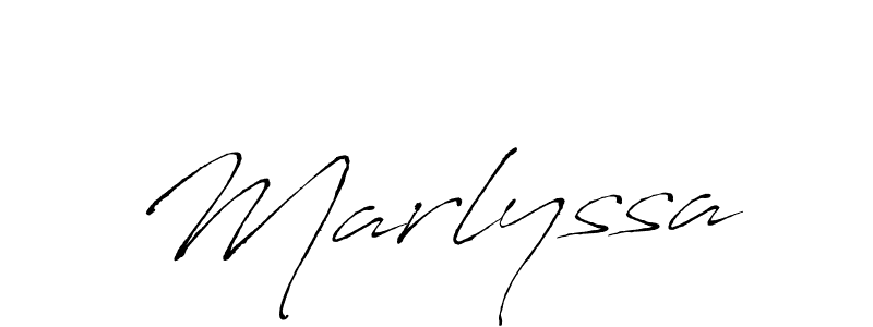 How to make Marlyssa signature? Antro_Vectra is a professional autograph style. Create handwritten signature for Marlyssa name. Marlyssa signature style 6 images and pictures png