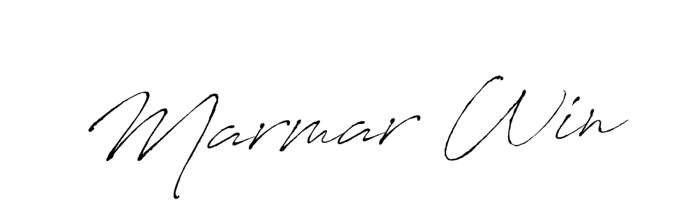 Antro_Vectra is a professional signature style that is perfect for those who want to add a touch of class to their signature. It is also a great choice for those who want to make their signature more unique. Get Marmar Win name to fancy signature for free. Marmar Win signature style 6 images and pictures png