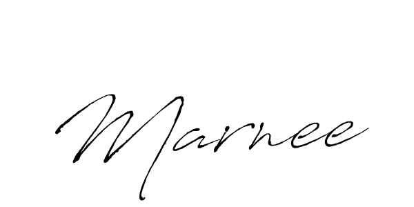 How to make Marnee name signature. Use Antro_Vectra style for creating short signs online. This is the latest handwritten sign. Marnee signature style 6 images and pictures png