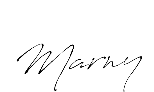 Create a beautiful signature design for name Marny. With this signature (Antro_Vectra) fonts, you can make a handwritten signature for free. Marny signature style 6 images and pictures png