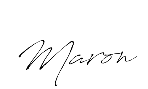 How to make Maron name signature. Use Antro_Vectra style for creating short signs online. This is the latest handwritten sign. Maron signature style 6 images and pictures png