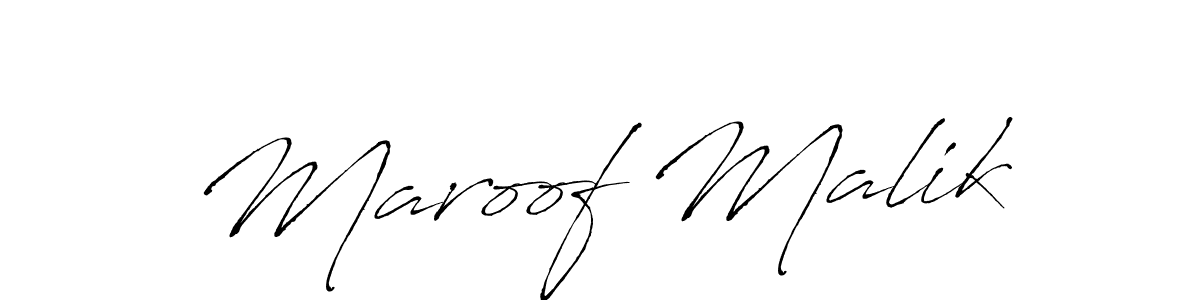 How to make Maroof Malik name signature. Use Antro_Vectra style for creating short signs online. This is the latest handwritten sign. Maroof Malik signature style 6 images and pictures png