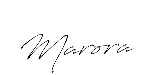 How to make Marora name signature. Use Antro_Vectra style for creating short signs online. This is the latest handwritten sign. Marora signature style 6 images and pictures png