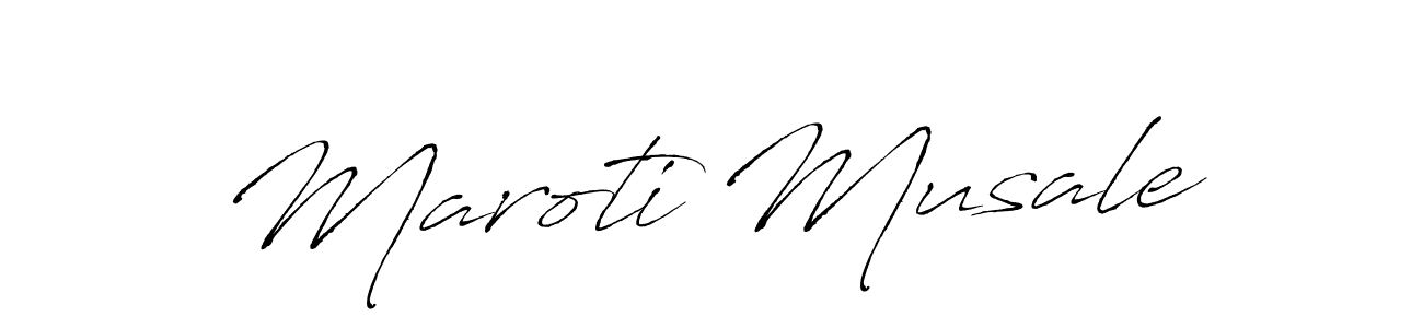 How to make Maroti Musale signature? Antro_Vectra is a professional autograph style. Create handwritten signature for Maroti Musale name. Maroti Musale signature style 6 images and pictures png