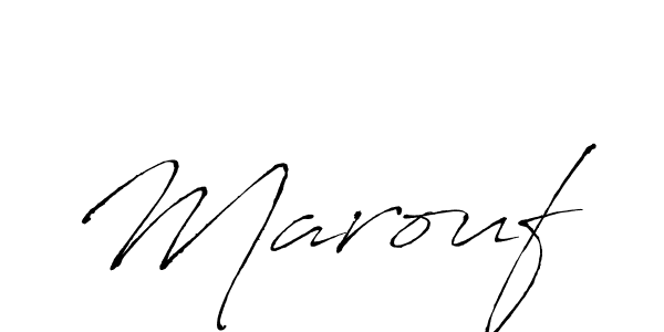 Marouf stylish signature style. Best Handwritten Sign (Antro_Vectra) for my name. Handwritten Signature Collection Ideas for my name Marouf. Marouf signature style 6 images and pictures png