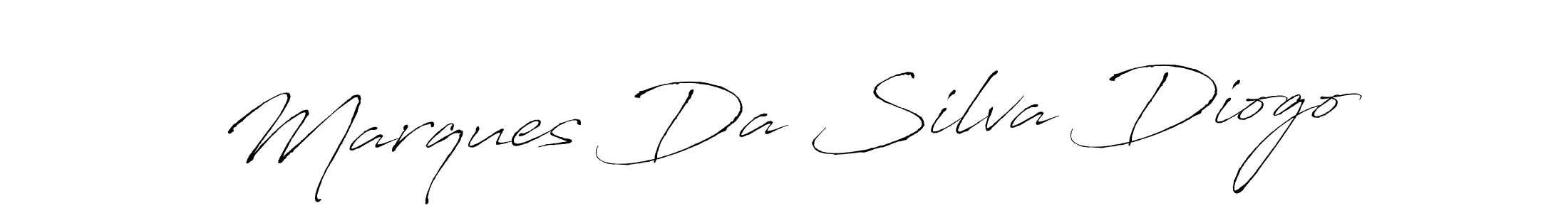 The best way (Antro_Vectra) to make a short signature is to pick only two or three words in your name. The name Marques Da Silva Diogo include a total of six letters. For converting this name. Marques Da Silva Diogo signature style 6 images and pictures png