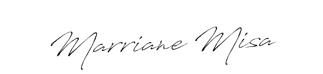 Use a signature maker to create a handwritten signature online. With this signature software, you can design (Antro_Vectra) your own signature for name Marriane Misa. Marriane Misa signature style 6 images and pictures png