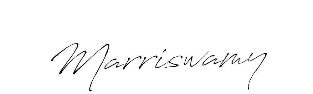 Make a beautiful signature design for name Marriswamy. With this signature (Antro_Vectra) style, you can create a handwritten signature for free. Marriswamy signature style 6 images and pictures png