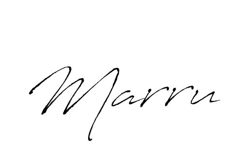 Make a beautiful signature design for name Marru. With this signature (Antro_Vectra) style, you can create a handwritten signature for free. Marru signature style 6 images and pictures png