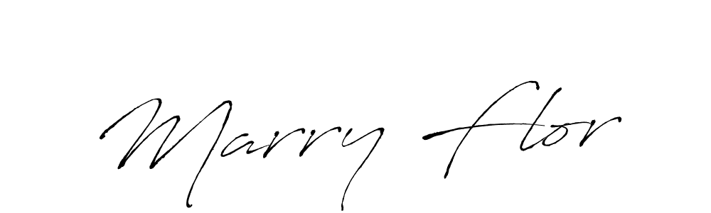 Create a beautiful signature design for name Marry Flor. With this signature (Antro_Vectra) fonts, you can make a handwritten signature for free. Marry Flor signature style 6 images and pictures png