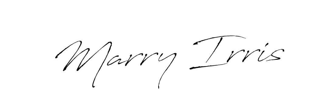 The best way (Antro_Vectra) to make a short signature is to pick only two or three words in your name. The name Marry Irris include a total of six letters. For converting this name. Marry Irris signature style 6 images and pictures png