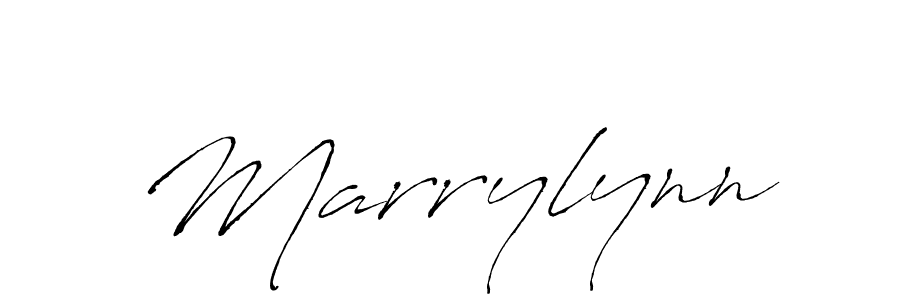 Marrylynn stylish signature style. Best Handwritten Sign (Antro_Vectra) for my name. Handwritten Signature Collection Ideas for my name Marrylynn. Marrylynn signature style 6 images and pictures png