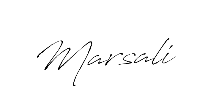 Make a beautiful signature design for name Marsali. With this signature (Antro_Vectra) style, you can create a handwritten signature for free. Marsali signature style 6 images and pictures png