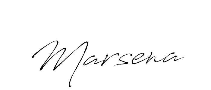 Use a signature maker to create a handwritten signature online. With this signature software, you can design (Antro_Vectra) your own signature for name Marsena. Marsena signature style 6 images and pictures png