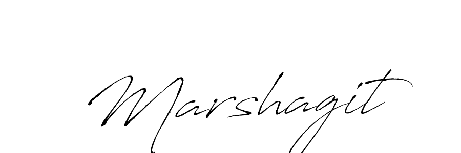 Marshagit stylish signature style. Best Handwritten Sign (Antro_Vectra) for my name. Handwritten Signature Collection Ideas for my name Marshagit. Marshagit signature style 6 images and pictures png