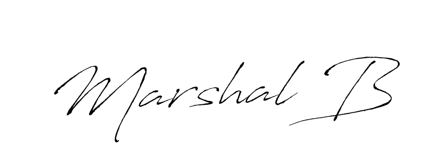 Use a signature maker to create a handwritten signature online. With this signature software, you can design (Antro_Vectra) your own signature for name Marshal B. Marshal B signature style 6 images and pictures png