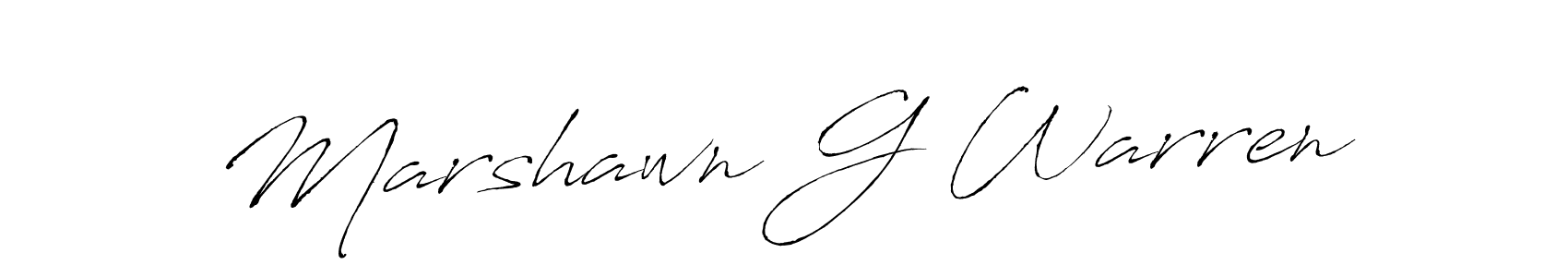 This is the best signature style for the Marshawn G Warren name. Also you like these signature font (Antro_Vectra). Mix name signature. Marshawn G Warren signature style 6 images and pictures png
