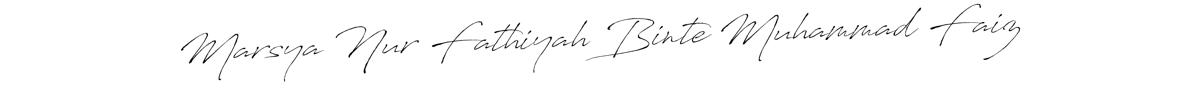 Antro_Vectra is a professional signature style that is perfect for those who want to add a touch of class to their signature. It is also a great choice for those who want to make their signature more unique. Get Marsya Nur Fathiyah Binte Muhammad Faiz name to fancy signature for free. Marsya Nur Fathiyah Binte Muhammad Faiz signature style 6 images and pictures png