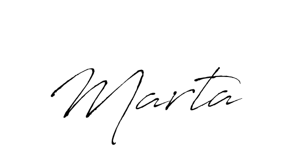 The best way (Antro_Vectra) to make a short signature is to pick only two or three words in your name. The name Marta  include a total of six letters. For converting this name. Marta  signature style 6 images and pictures png