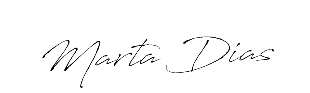 How to make Marta Dias name signature. Use Antro_Vectra style for creating short signs online. This is the latest handwritten sign. Marta Dias signature style 6 images and pictures png